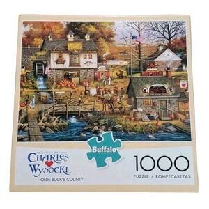 Buffalo Game Charles Wysocki Olde Bucks County 1000 Jigsaw Puzzle Americana